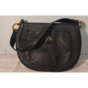 Faux Leather Shoulder Bag Gold Hardware Crossbody Purse
